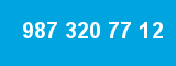 987 320 77 12 987 320 77 12